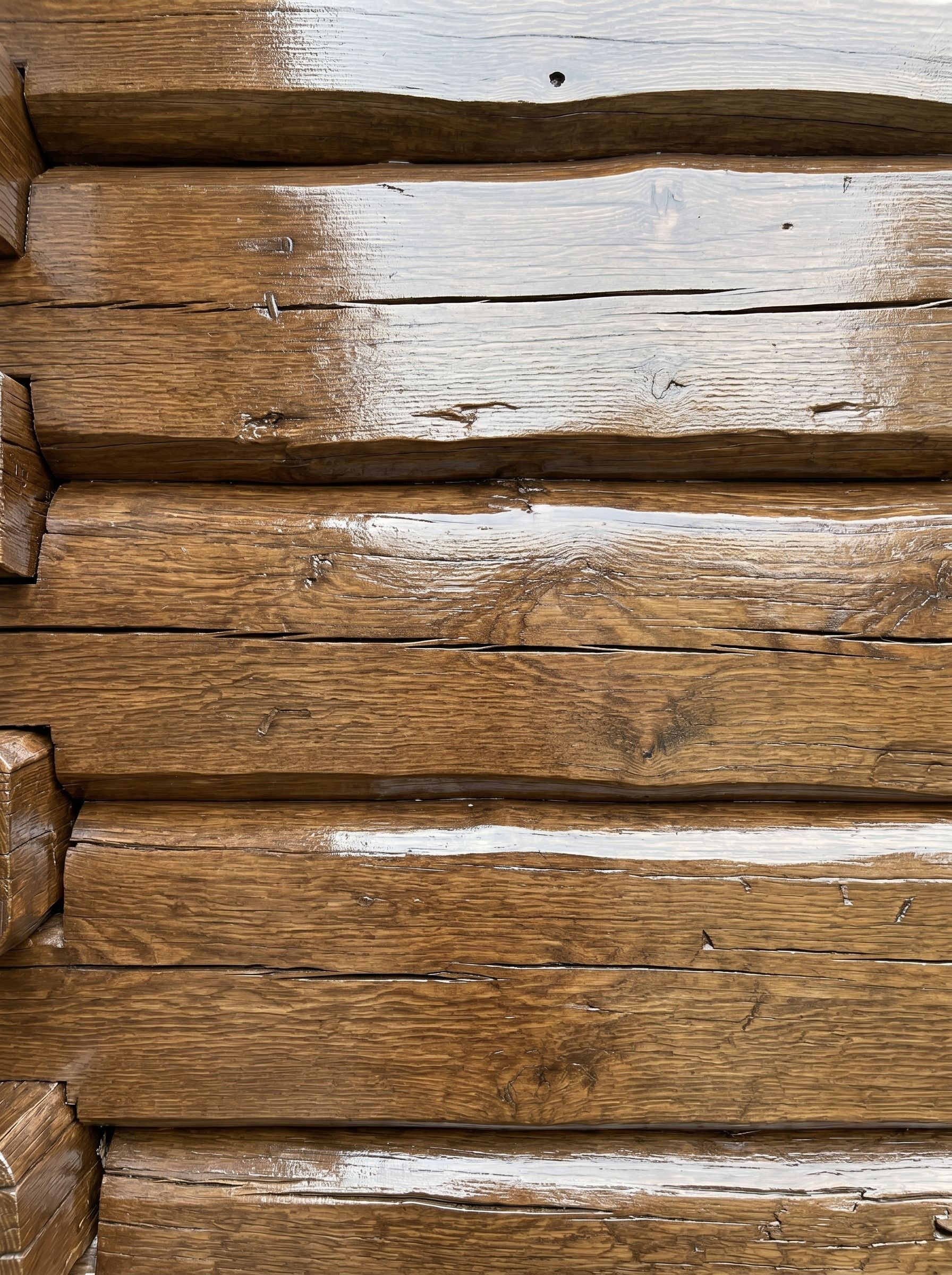 Деревянный фасад после покраски