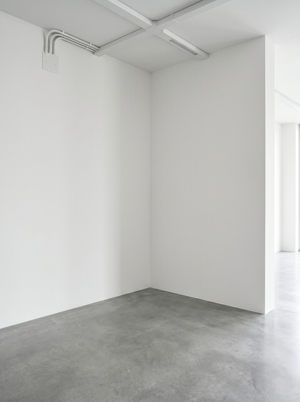 Стены в новостройке после покраски